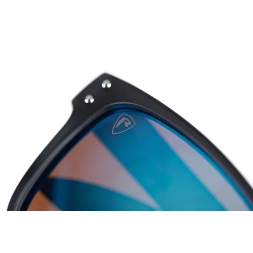 FOX RAGE Transparent Black Brown Lens Mirror Blue Eyewear