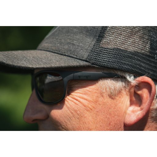 FOX RAGE Matt Black Wrap Brown Lens Eyewear