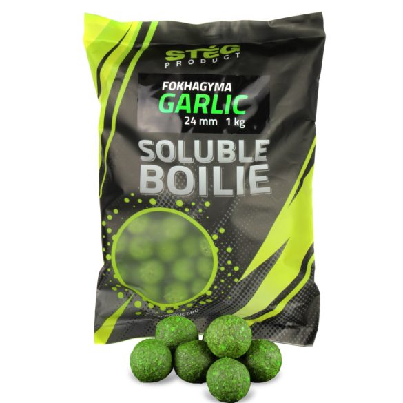 Stég Product Soluble Bojli 24 mm GARLIC 1kg