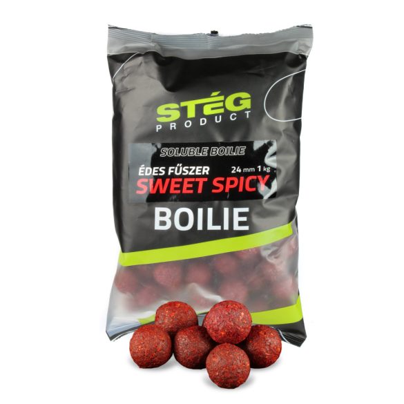 Stég Product Soluble Bojli 24 mm SWEET SPICY 1kg