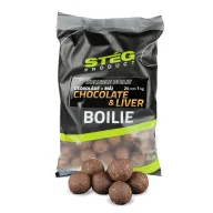 Stég Product Soluble Bojli 24 mm CHOCOLATE & LIVER 1kg