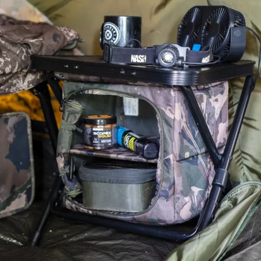 Nash Bank Life Bedside Station Camo Large - nagyméretű sátorrendező