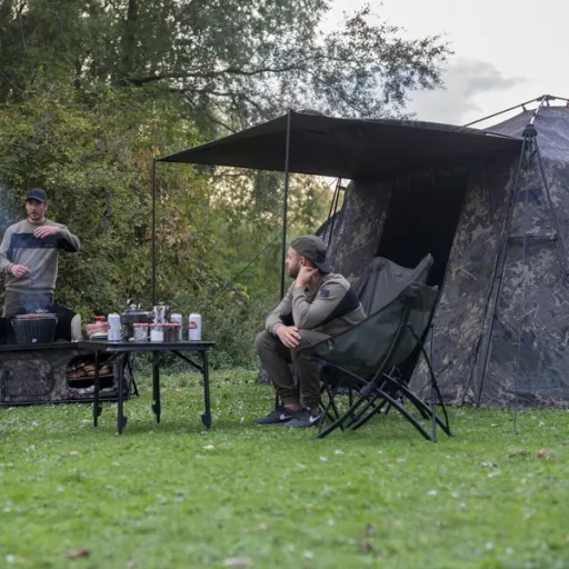 Nash Bank Life Gazebo Camo Pro - prémium bojlis sátor