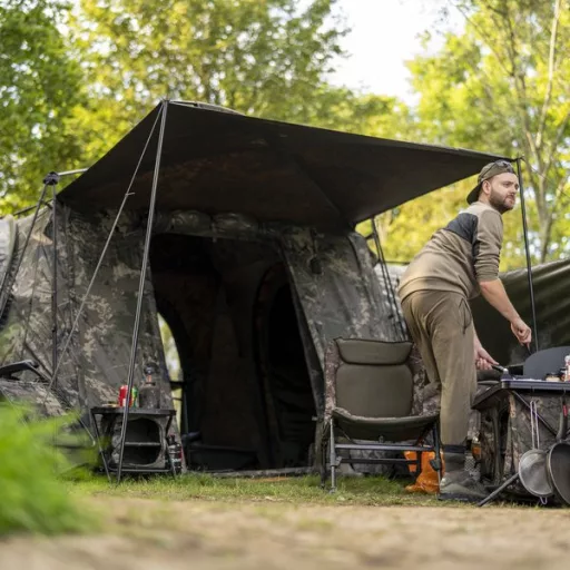 Nash Bank Life Gazebo Camo Pro - prémium bojlis sátor