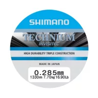   Shimano Technium Invisitec A 1330m 0.285mm - prémium bojlis főzsinór (világosszürke)