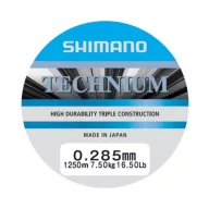   Shimano Technium A 1250m 0.285mm - prémium bojlis főzsinór (sötétszürke)  