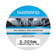   Shimano Technium A 1100m 0.305mm - prémium bojlis főzsinór (sötétszürke)  