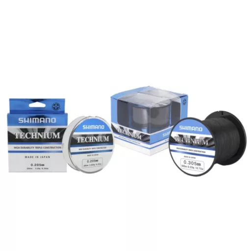 Shimano Technium A 1100m 0.305mm - prémium bojlis főzsinór (sötétszürke)  