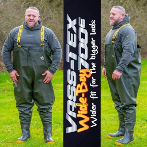 Vass-Tex 700E Wide-Boy Chest Wader - bő fazonú prémium mellescsizma  