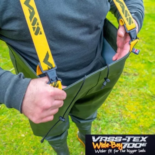 Vass-Tex 700E Wide-Boy Chest Wader - bő fazonú prémium mellescsizma  