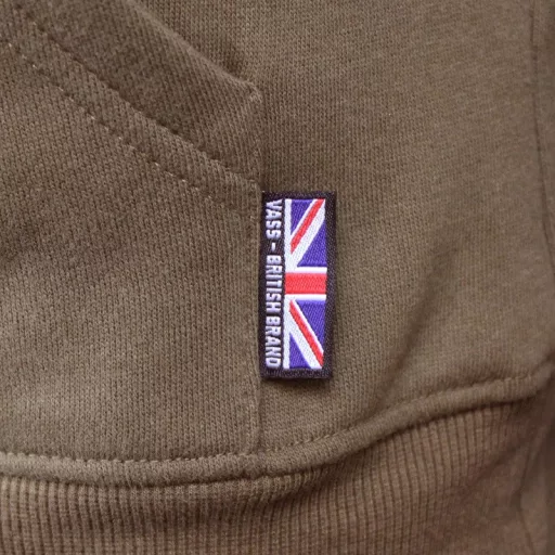 Vass 'Classic Print' Hoody Khaki Edition