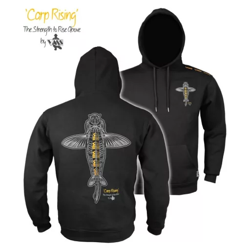 Vass Carp Rising Hoody Black