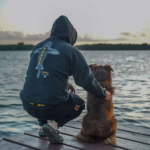 Vass Carp Rising Hoody Black
