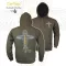 Vass Carp Rising Hoody Khaki Green
