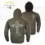 Vass Carp Rising Hoody Khaki Green